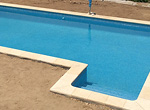 Piscina de obra / hormign